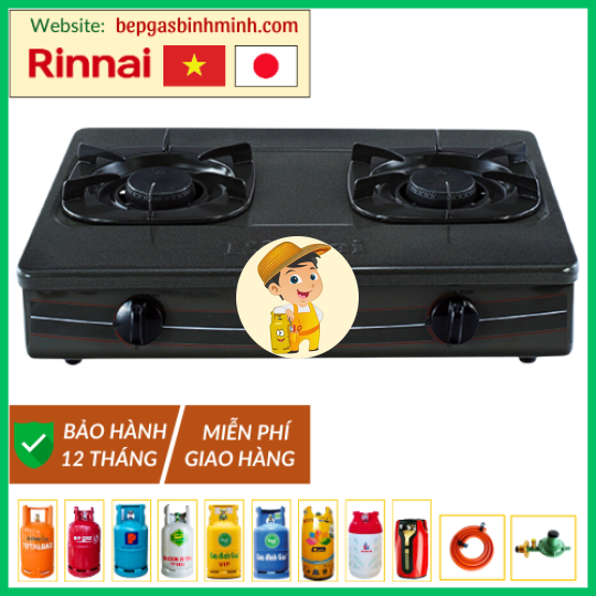 Bếp Gas Đôi Rinnai RV-360(GM)N Việt - Nhật Chính Hãng
