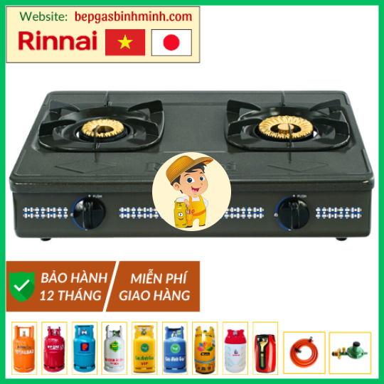 Bếp Gas Đôi Rinnai RV-367(G)N Việt - Nhật Chính Hãng