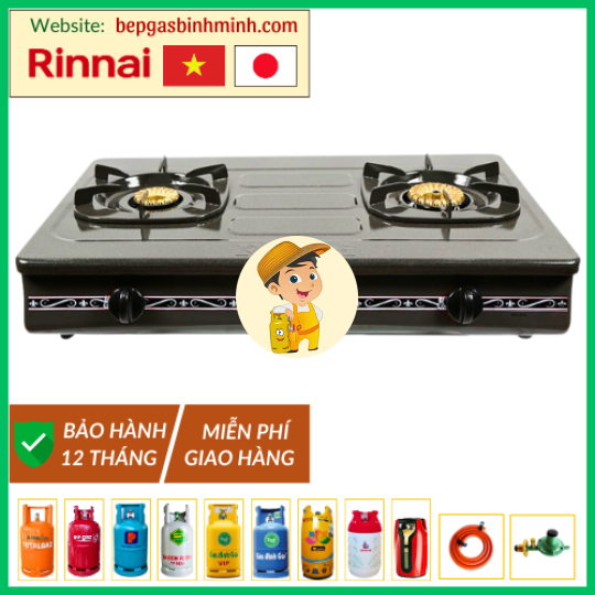 Bếp Gas Đôi Rinnai RV-375(G)N Việt - Nhật Chính Hãng