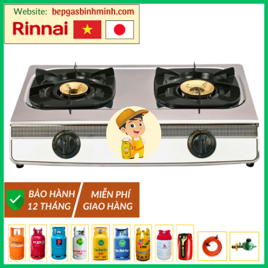Bếp Gas Đôi Rinnai RV-460(S) Việt - Nhật Chính Hãng