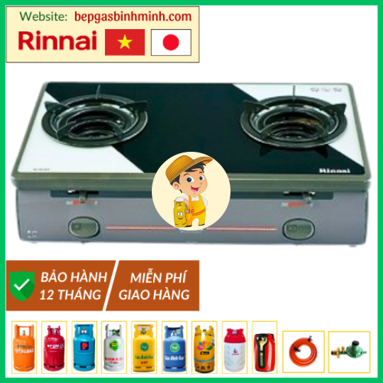 Bếp Gas Đôi Rinnai RV-5700 SCH(BW) Việt - Nhật