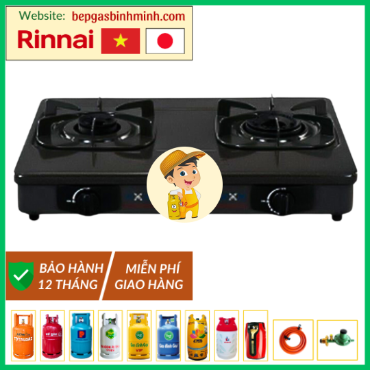 Bếp Gas Đôi Rinnai RV-615 Slim (G) Việt - Nhật