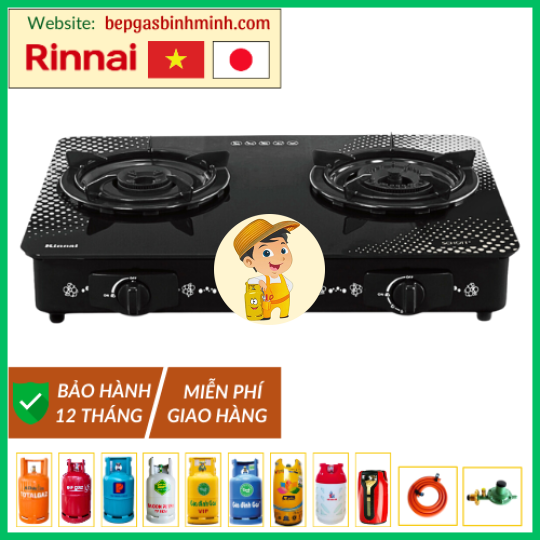 Bếp Gas Đôi Rinnai RV-615 Slim SCH-(VP) Việt - Nhật