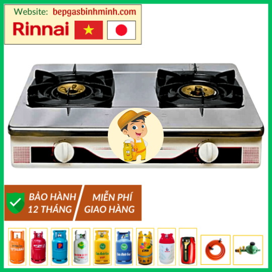 Bếp Gas Đôi Rinnai RV-660(S) Việt - Nhật Chính Hãng