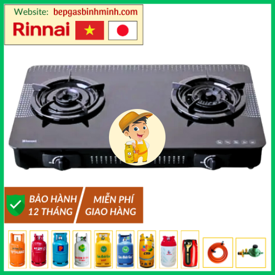 Bếp Gas Đôi Rinnai RV-715 Slim (GL-D) Việt - Nhật