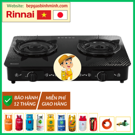Bếp Gas Đôi Rinnai RV-715 Slim SCH(VP) Việt - Nhật