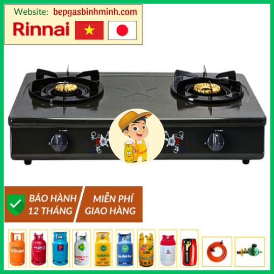 Bếp Gas Đôi Rinnai RV-740A(GF) Việt - Nhật Chính Hãng