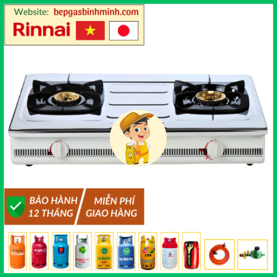 Bếp Gas Đôi Rinnai RV-770(S1) Việt - Nhật Chính Hãng