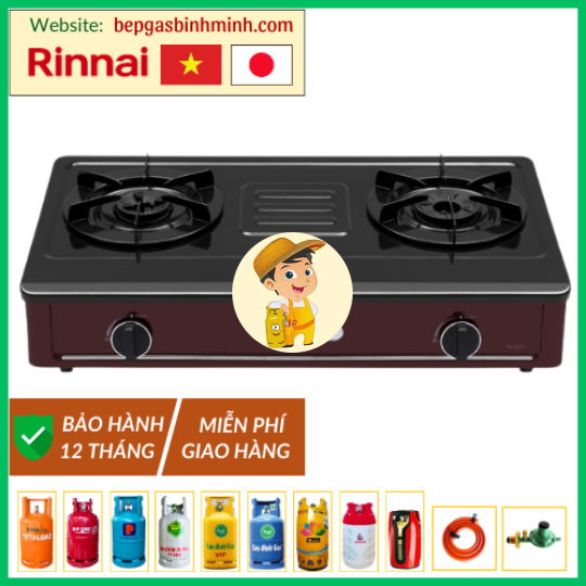 Bếp Gas Đôi Rinnai RV-A271R(EB) Việt - Nhật