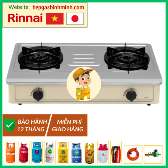 Bếp Gas Đôi Rinnai RV-A271Y(S) Việt - Nhật