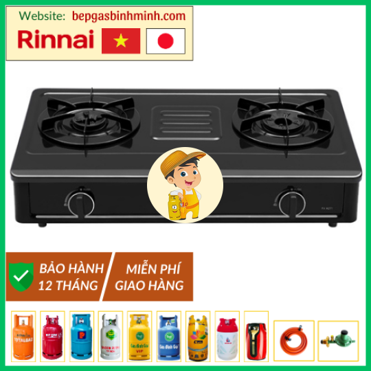 Bếp Gas Đôi Rinnai RV-B271SB(EB) Việt - Nhật