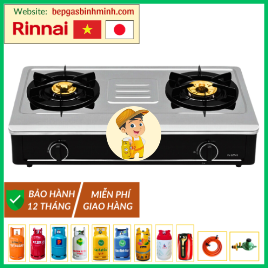 Bếp Gas Đôi Rinnai RV-B274SB(S) Việt - Nhật