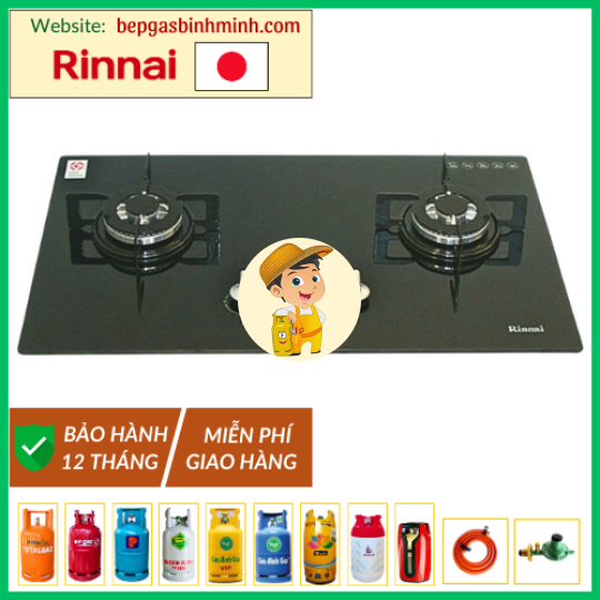 Bếp Gas Âm Rinnai RVB-212BG Nhật Bản