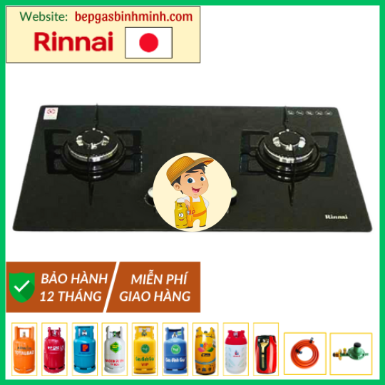 Bếp Gas Âm Rinnai RVB-212BG (SL) Nhật Bản