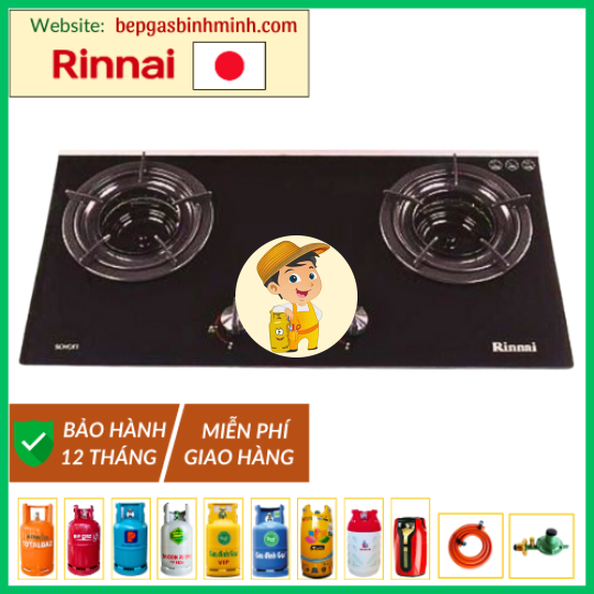 Bếp Gas Âm Rinnai RVB-2GI (B) Nhật Bản