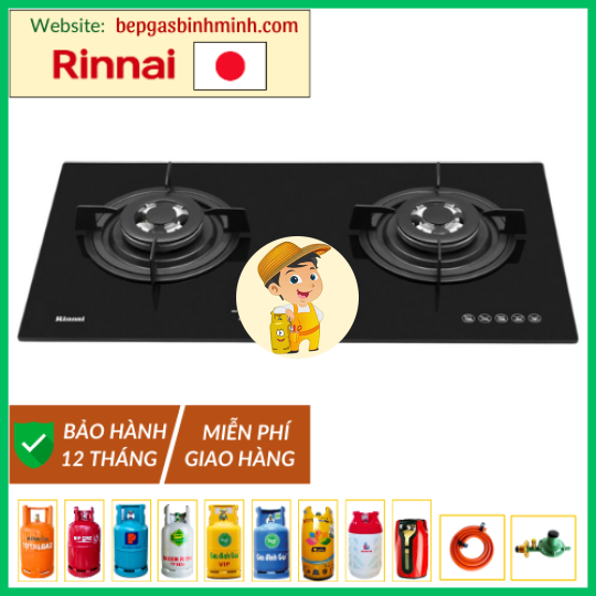 Bếp Gas Âm Rinnai RVB-2HG(B) Nhật Bản