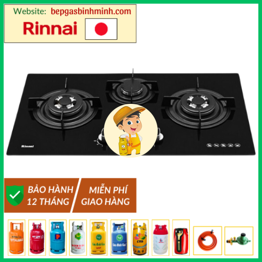 Bếp Gas Âm Rinnai RVB-3HG(B) Nhật Bản