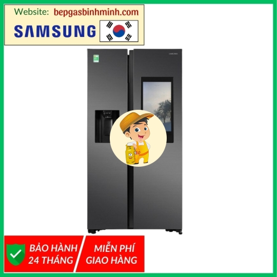 Tủ lạnh Samsung Inverter 616 lít Side By Side Family Hub RS64T5F01B4/SV 