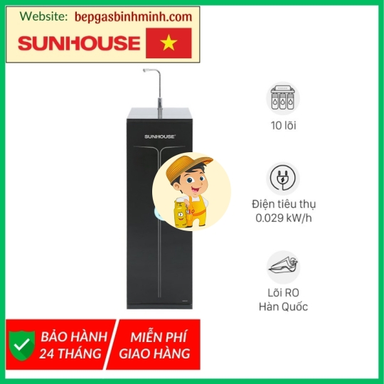 Máy lọc nước RO Sunhouse SHA88113K 10 lõi