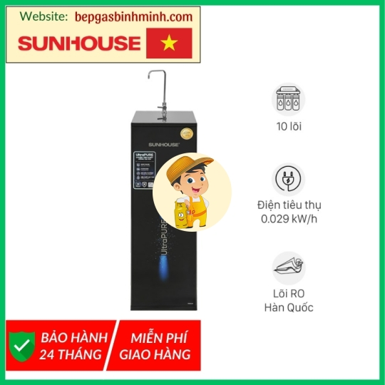 Máy lọc nước RO Sunhouse UltraPURE SHA8811K 10 lõi