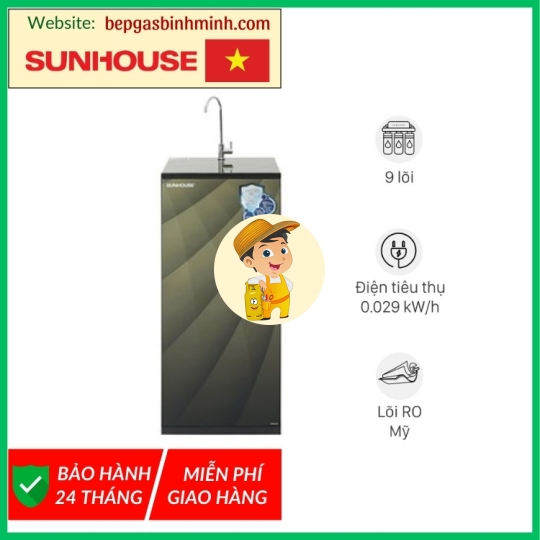 Máy lọc nước RO Sunhouse SHA8817KP 9 lõi