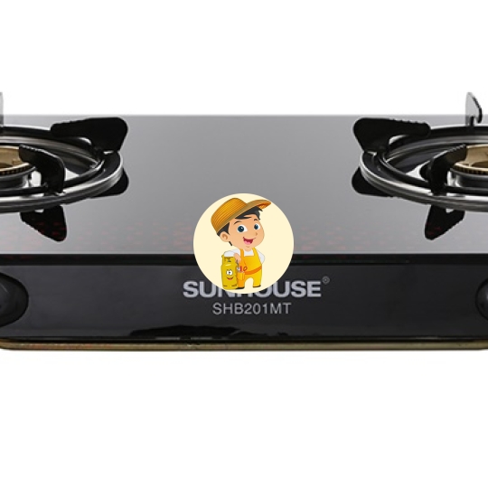 Bếp Gas Đôi Mặt Kính SUNHOUSE SHB 201MT
