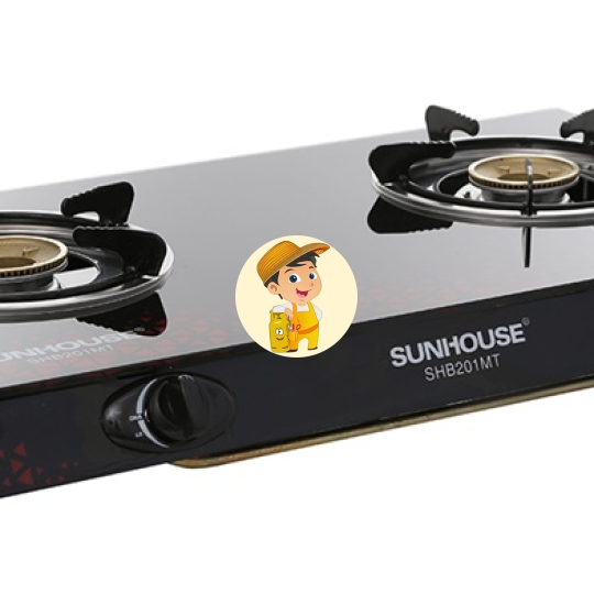Bếp Gas Đôi Mặt Kính SUNHOUSE SHB 201MT