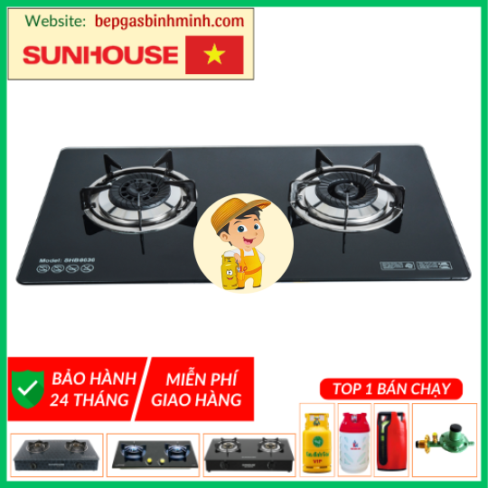 Bếp Gas Âm SUNHOUSE SHB6636 Chính Hãng