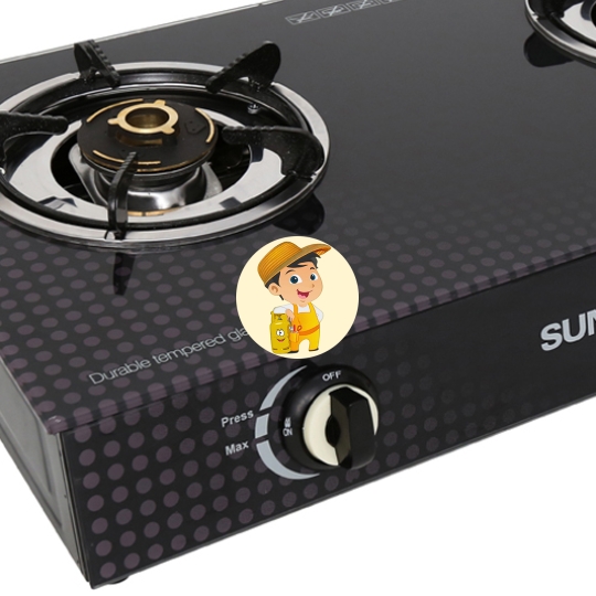 Bếp Gas Đôi Mặt Kính SUNHOUSE SHB 3366MT