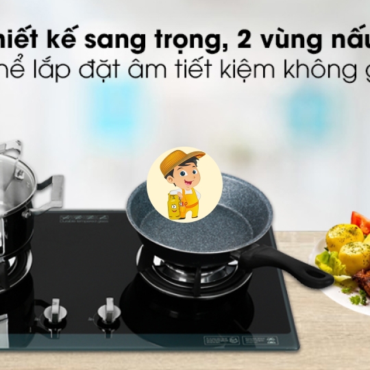 Bếp Gas Âm SUNHOUSE SHB5548MT Chính Hãng