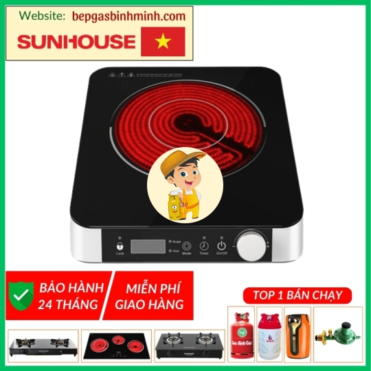 Bếp Hồng Ngoại Đơn SUNHOUSE SHD6024 2200W