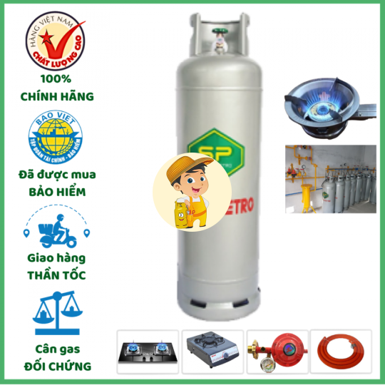 Bình Gas Saigon Petro 45KG Cả Vỏ