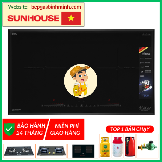 Bếp Từ Đôi Lắp Âm Sunhouse MAMA MMB9996