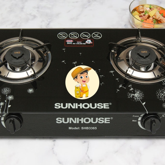 Bếp Gas Đôi SUNHOUSE SHB3365 Chính Hãng