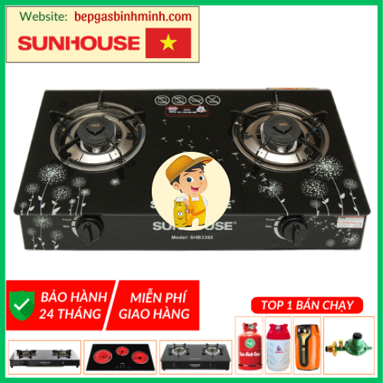 Bếp Gas Đôi SUNHOUSE SHB3365 Chính Hãng