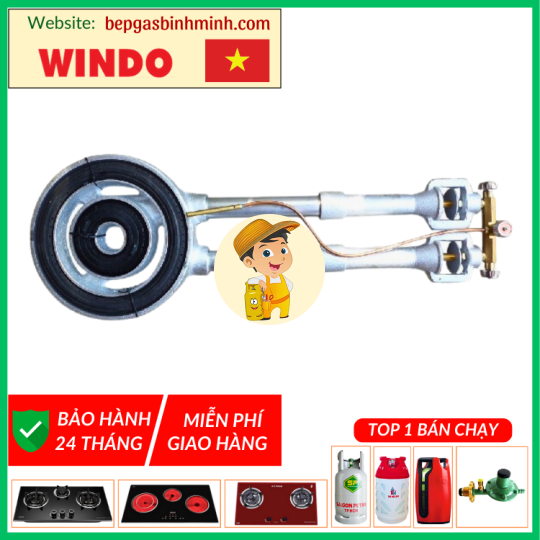 Bếp Khè Công Nghiệp WINDO 7B2 Chính Hãng